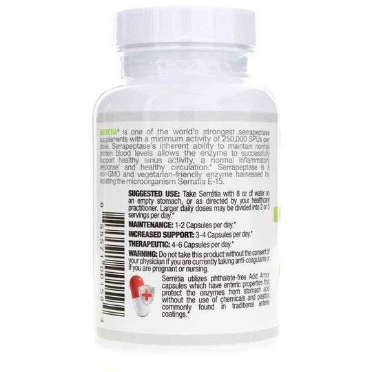 Serretia Pure Serrapeptase, AAM